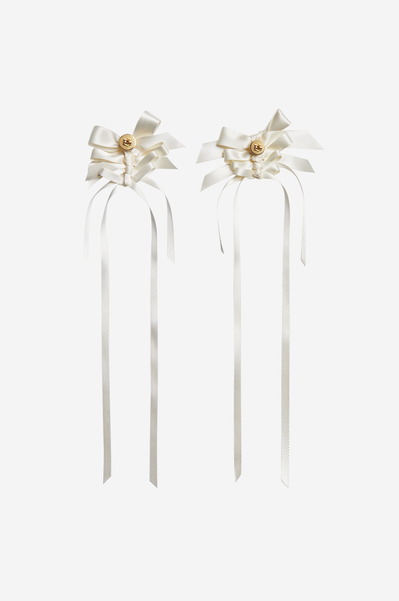 Rosette Bow Earrings