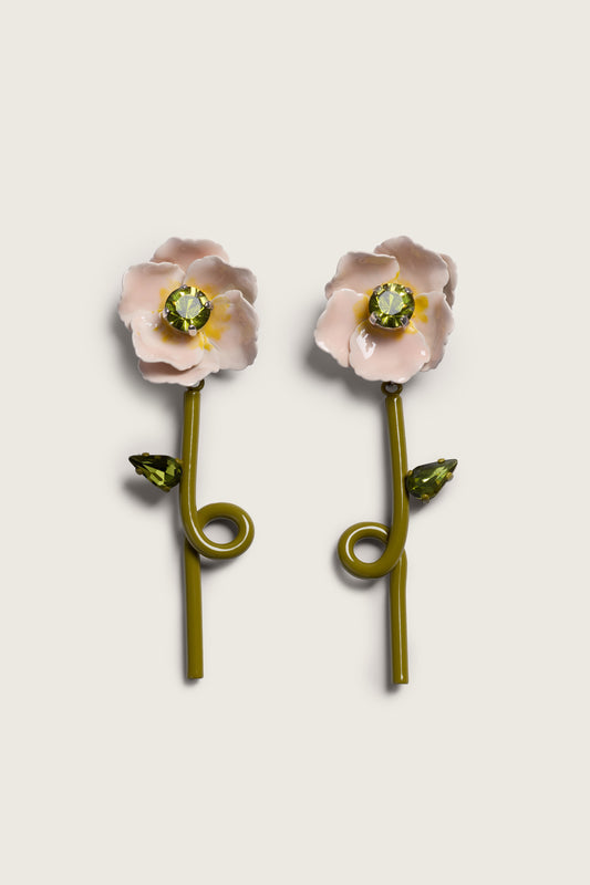 Blooming Poppy Drip Earrings
