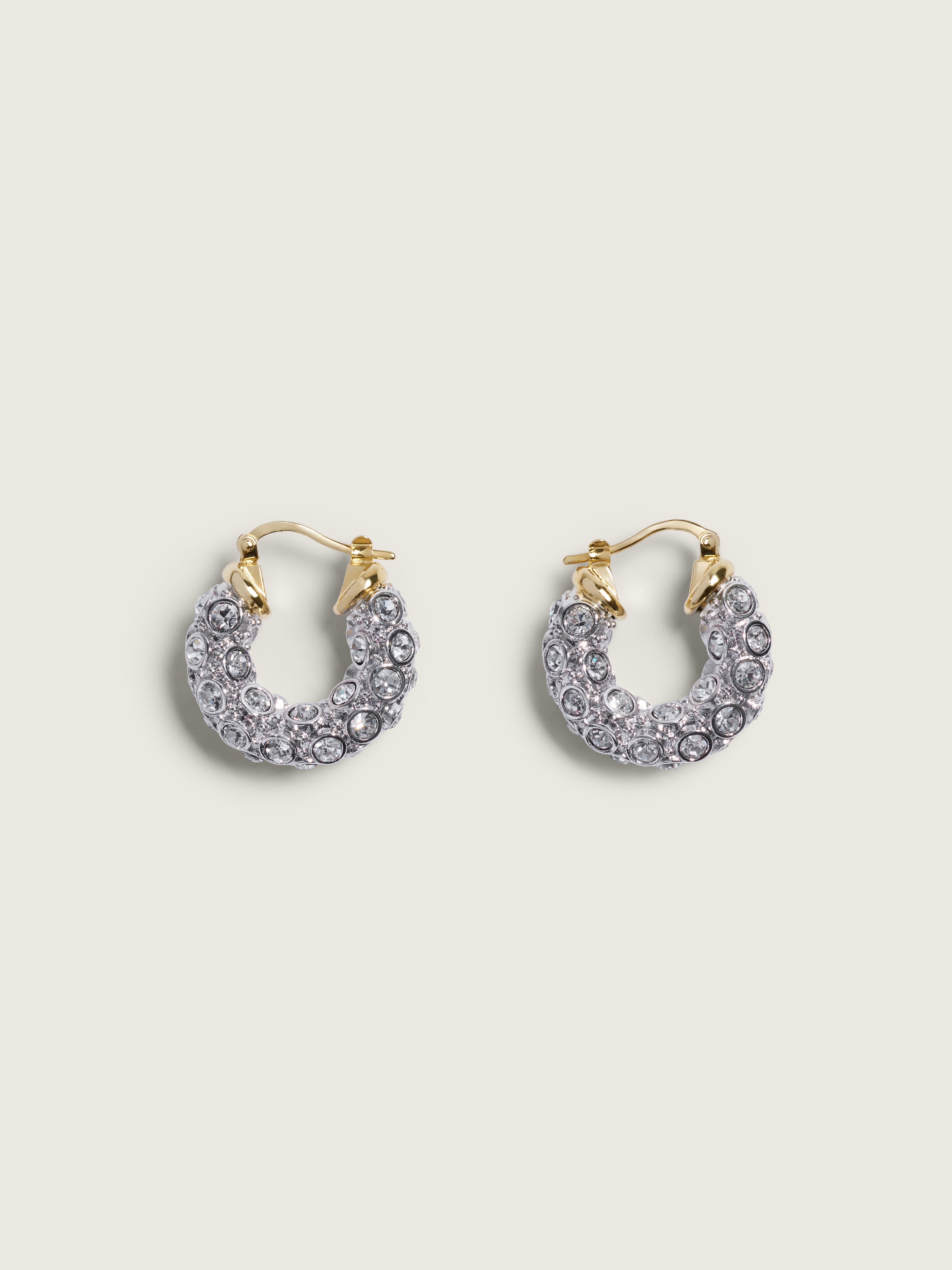 Rhinestone Hoop Earrings – Simone Rocha