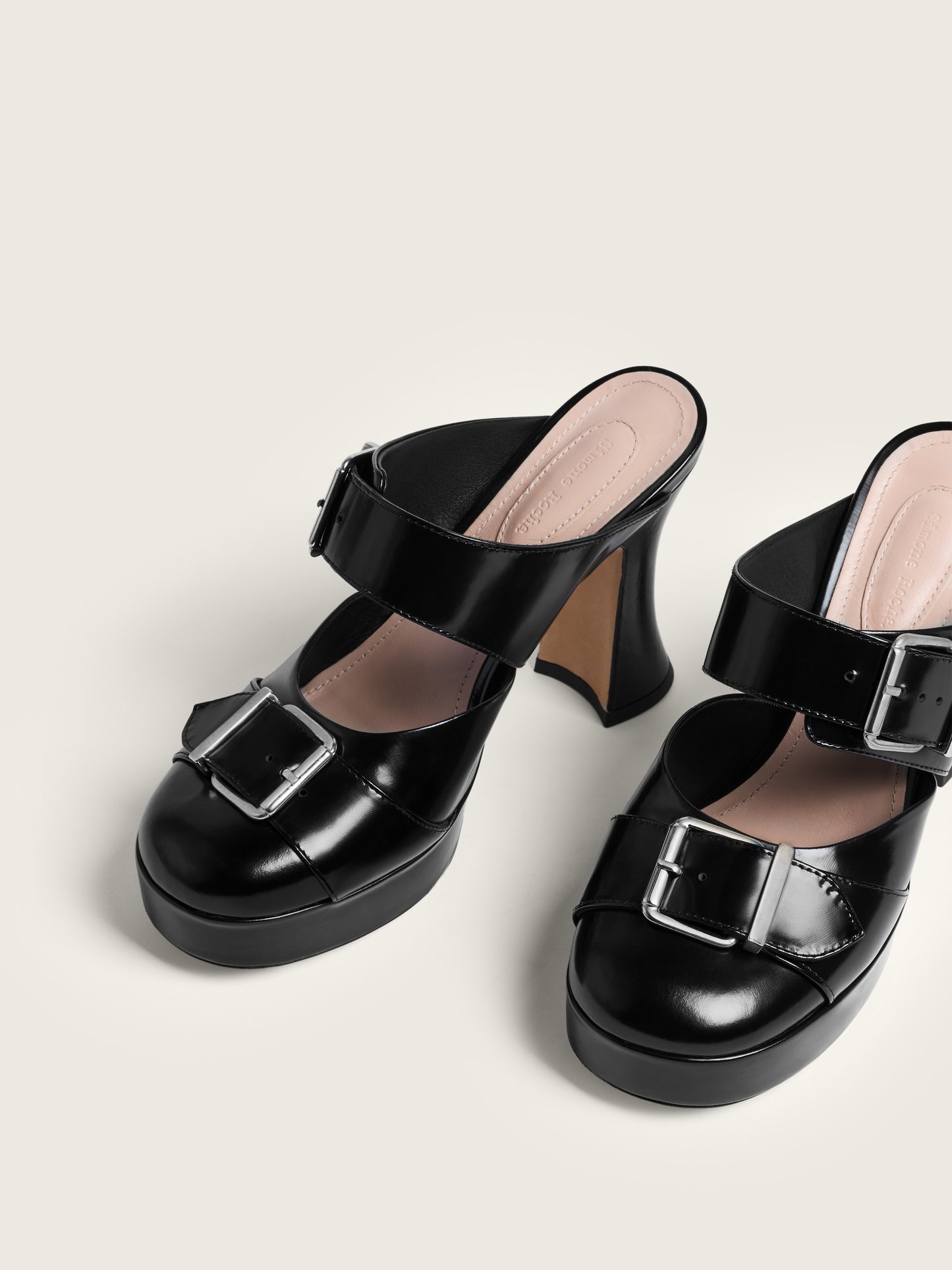 Buckle Sculpt Heel