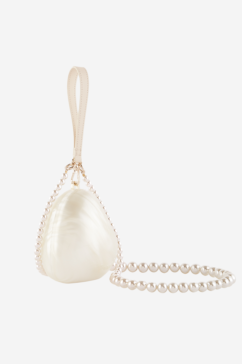 Micro Pearl Heart Bag