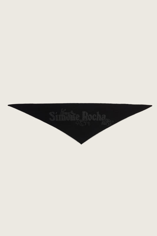 Graphic Logo Knit Neckerchief