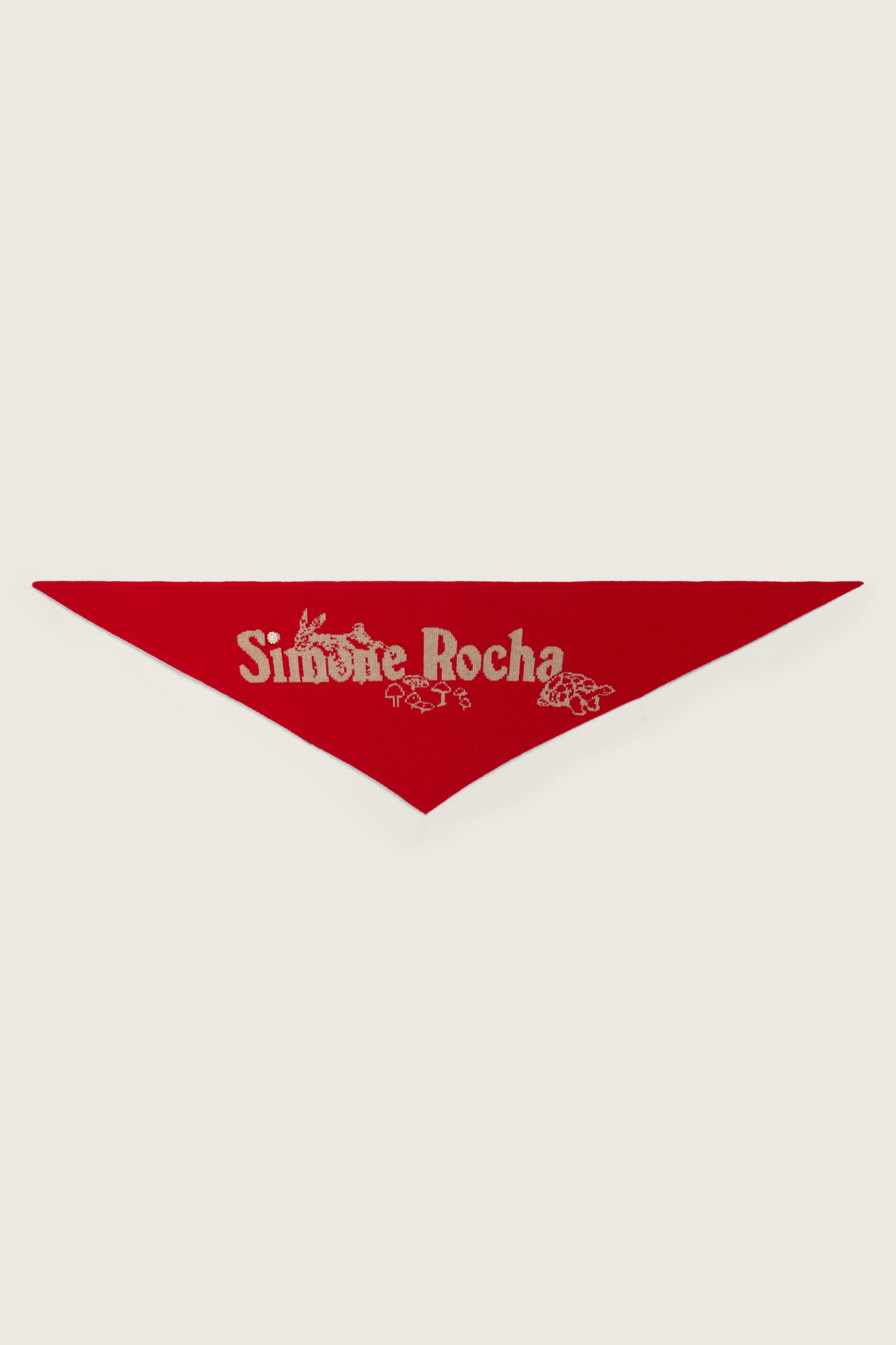 Graphic Logo Knit Neckerchief