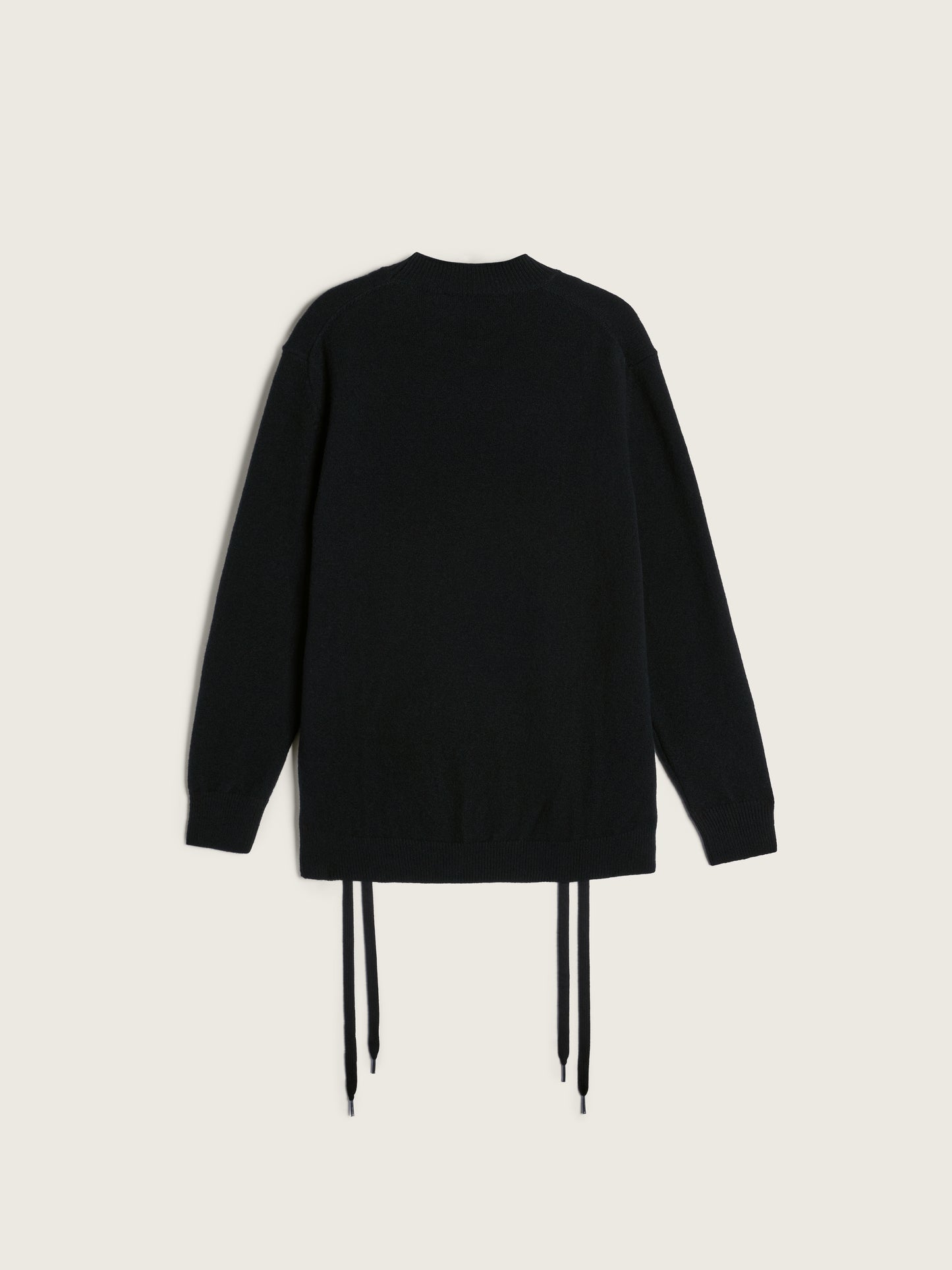 Merino Lace Up Hem Jumper