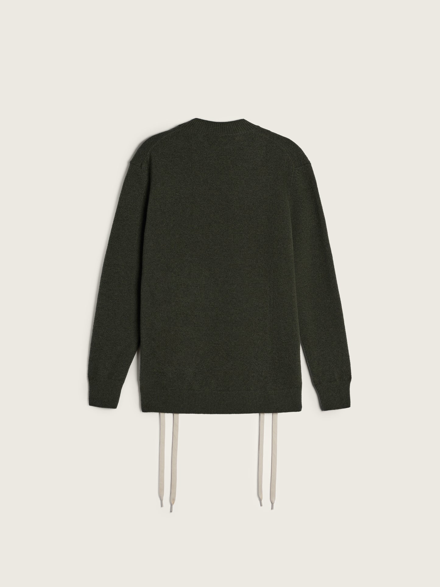 Merino Lace Up Hem Jumper