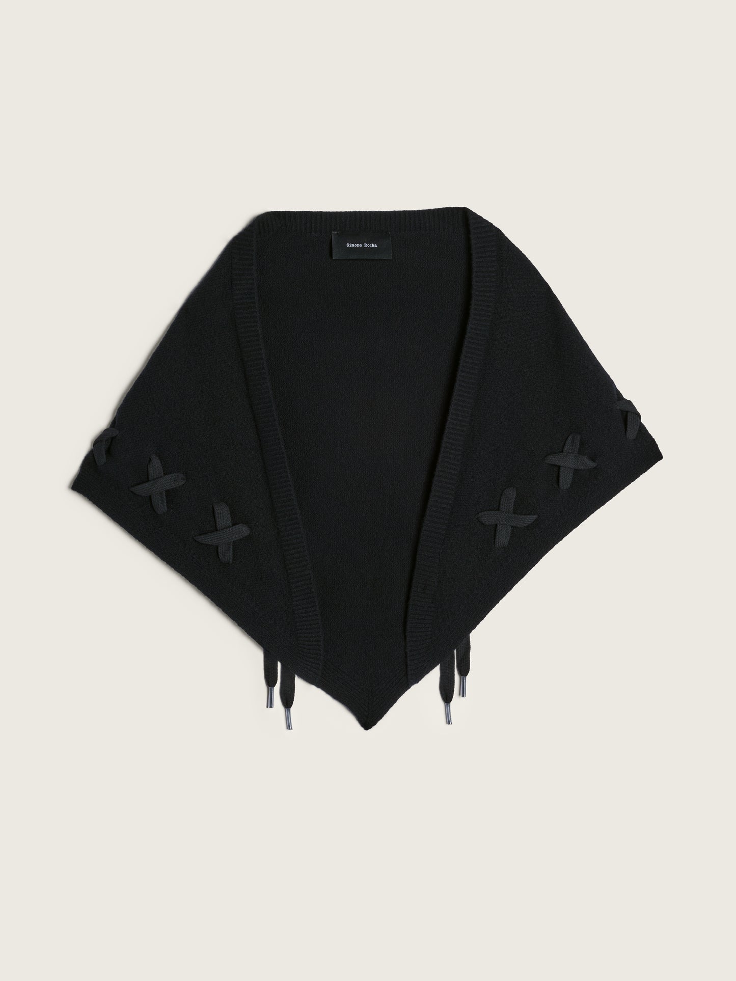 Merino Lace Up Neckerchief