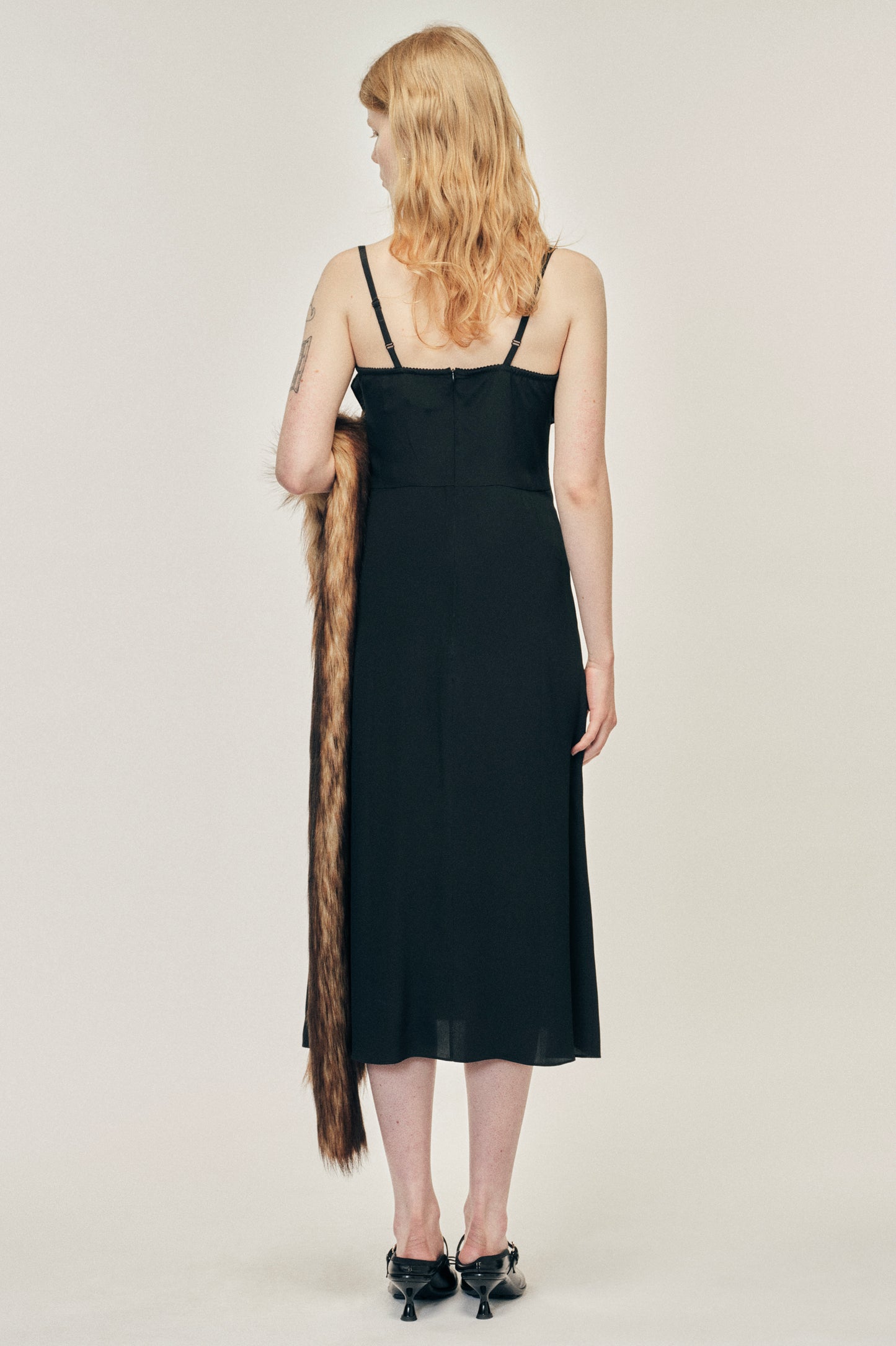 Ruffle Bust Detail Dress