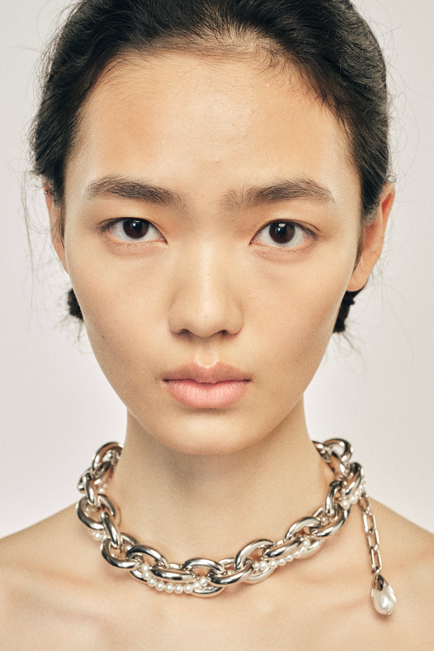 Pearl & Chain Necklace