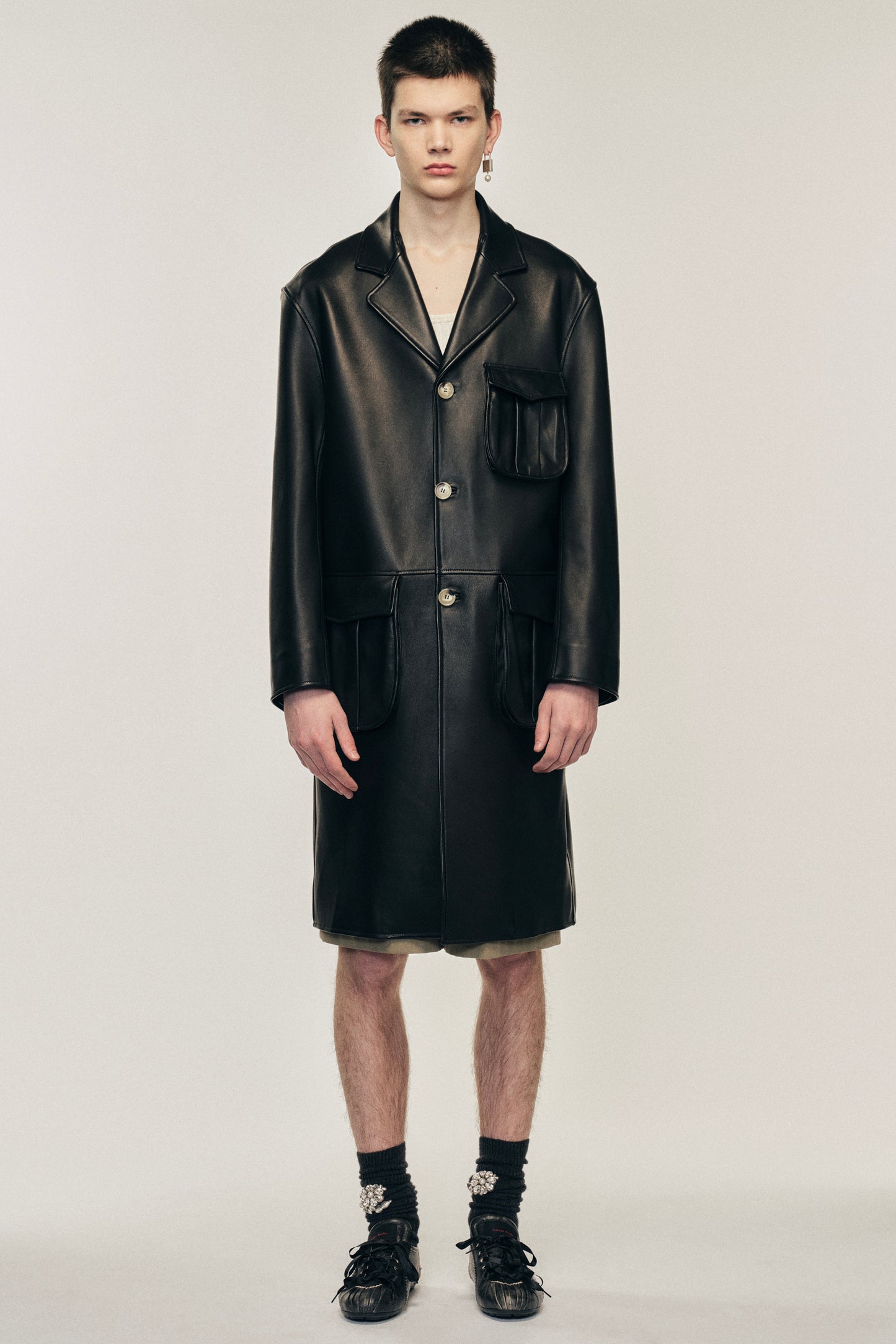 Multi Pocket Car Coat