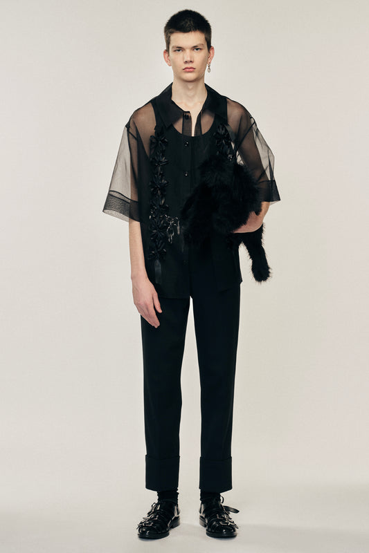 Ribbon Daisy Chain Boxy Shirt