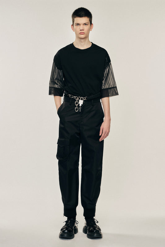 Ankle Zip Pocket Trousers