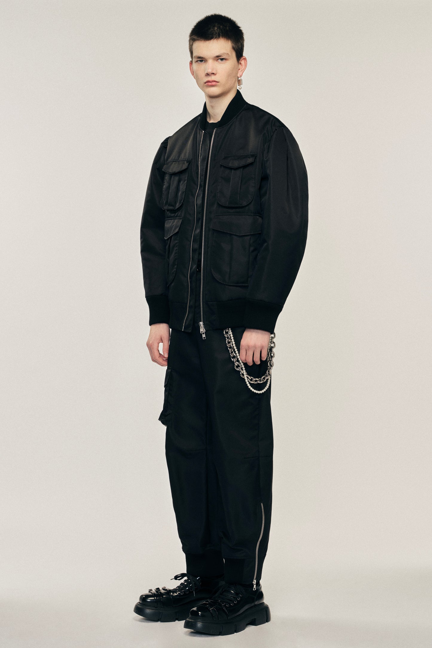 Multi Pocket Bomber Jacket