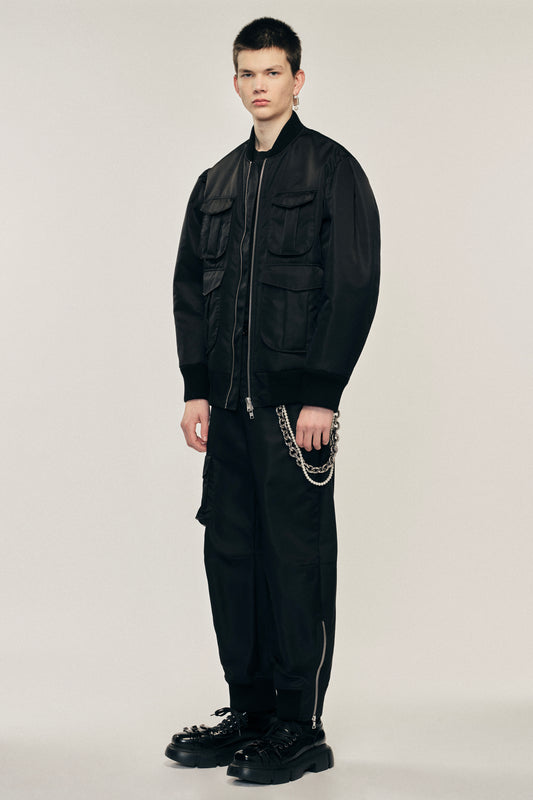 Multi Pocket Bomber Jacket
