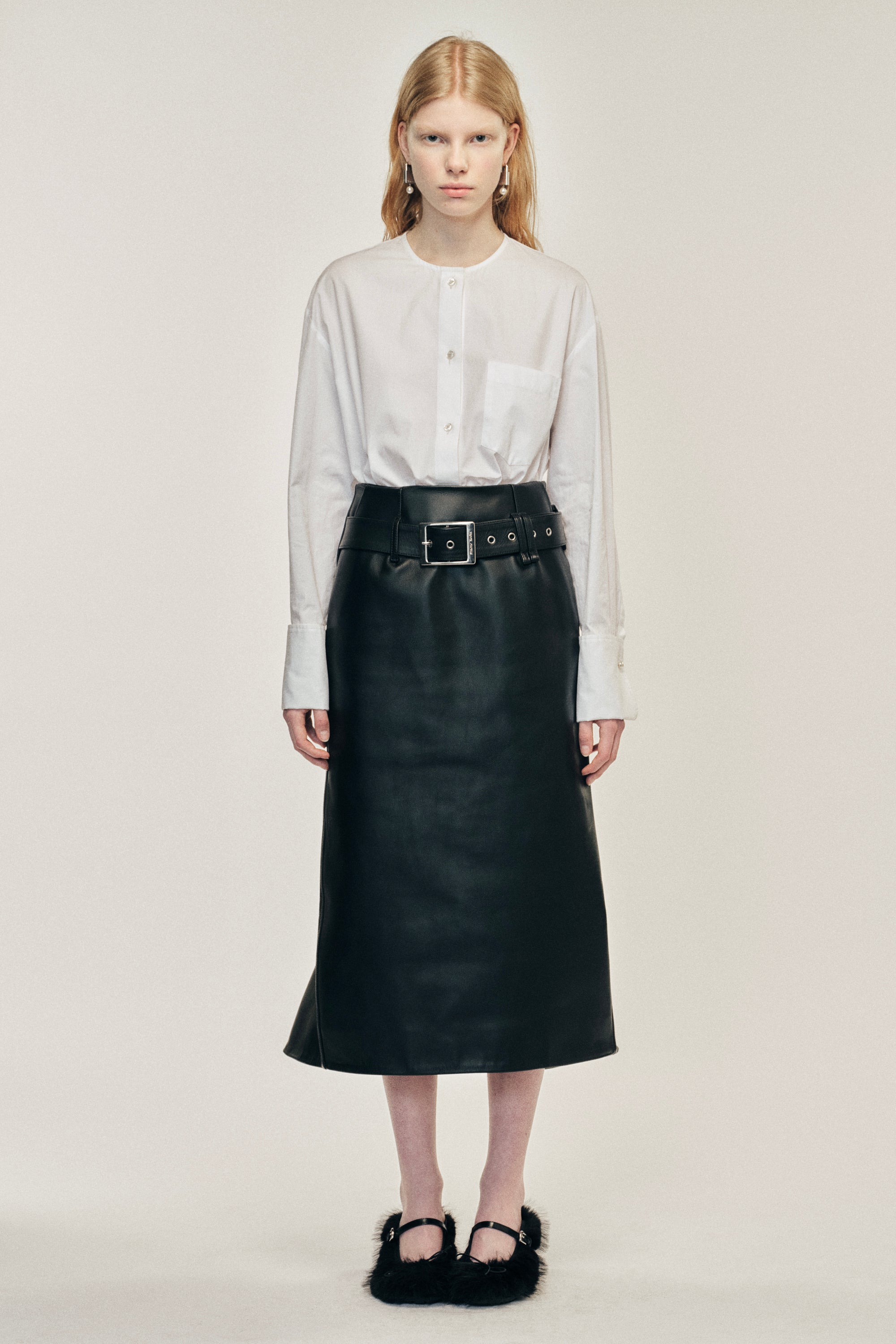 Simone Rocha Carnation Organza Skirt | Black | FARFETCH