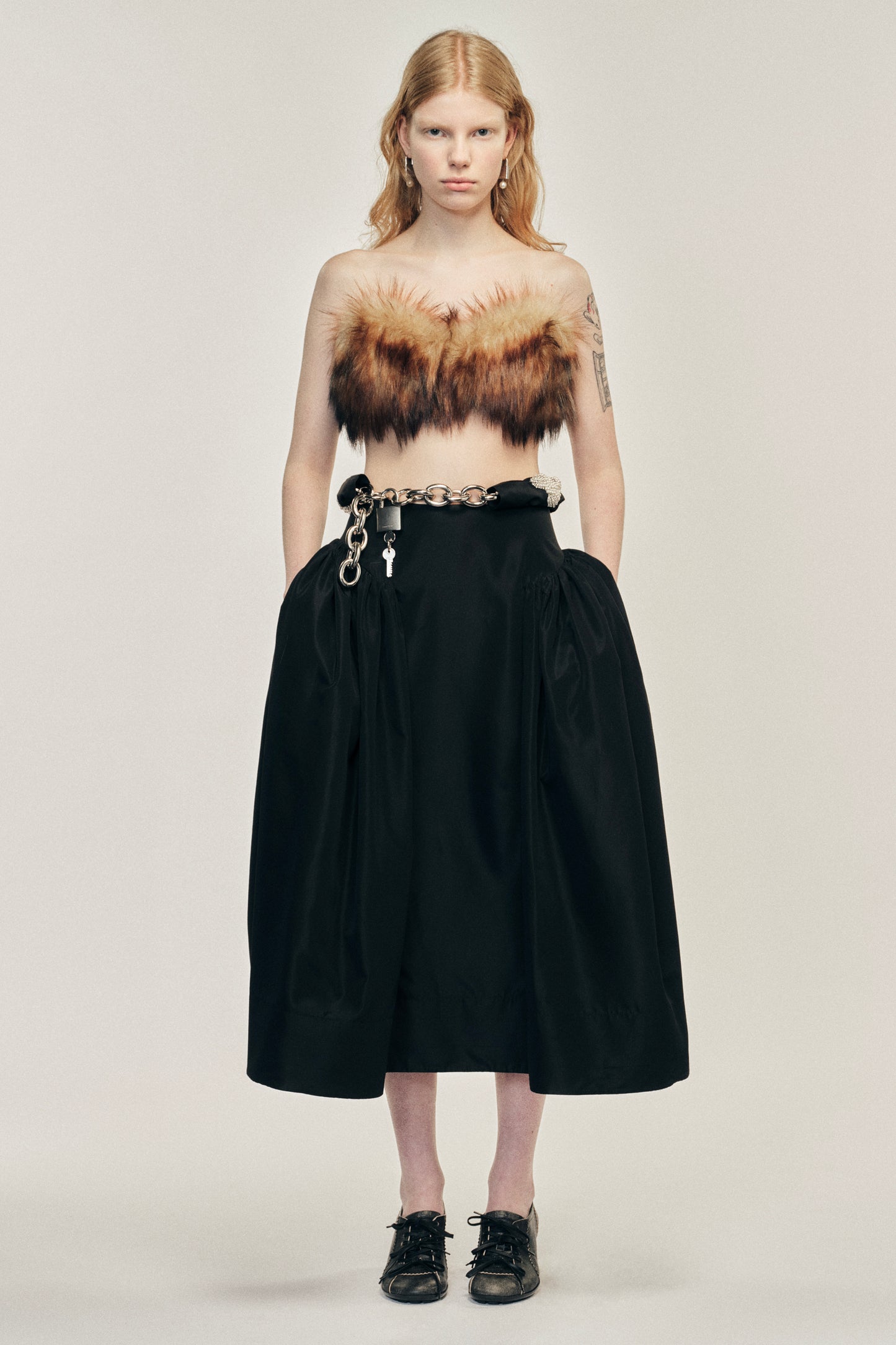 Hip Detail Bind Skirt