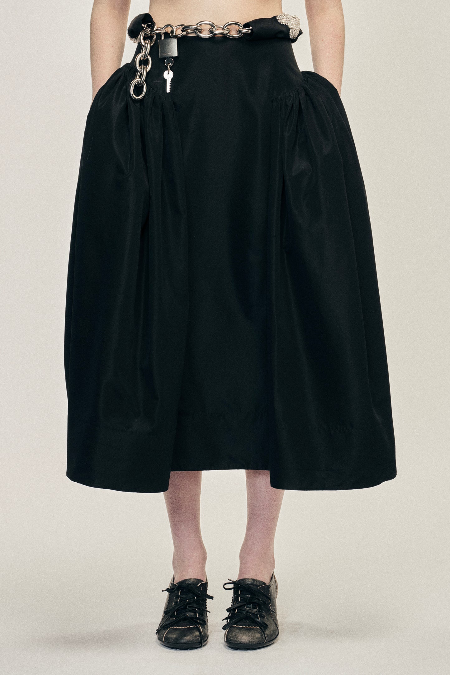 Hip Detail Bind Skirt