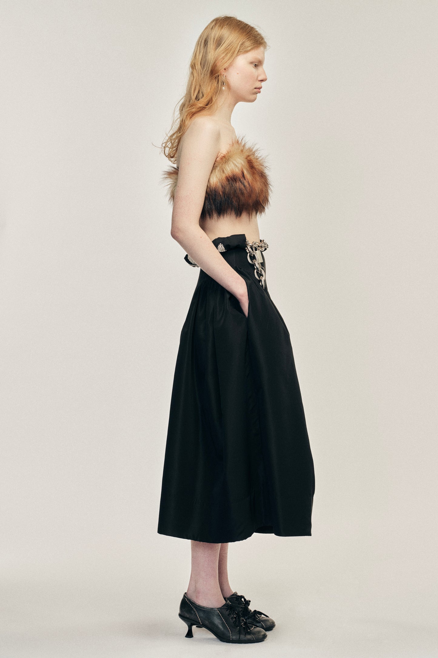 Hip Detail Bind Skirt