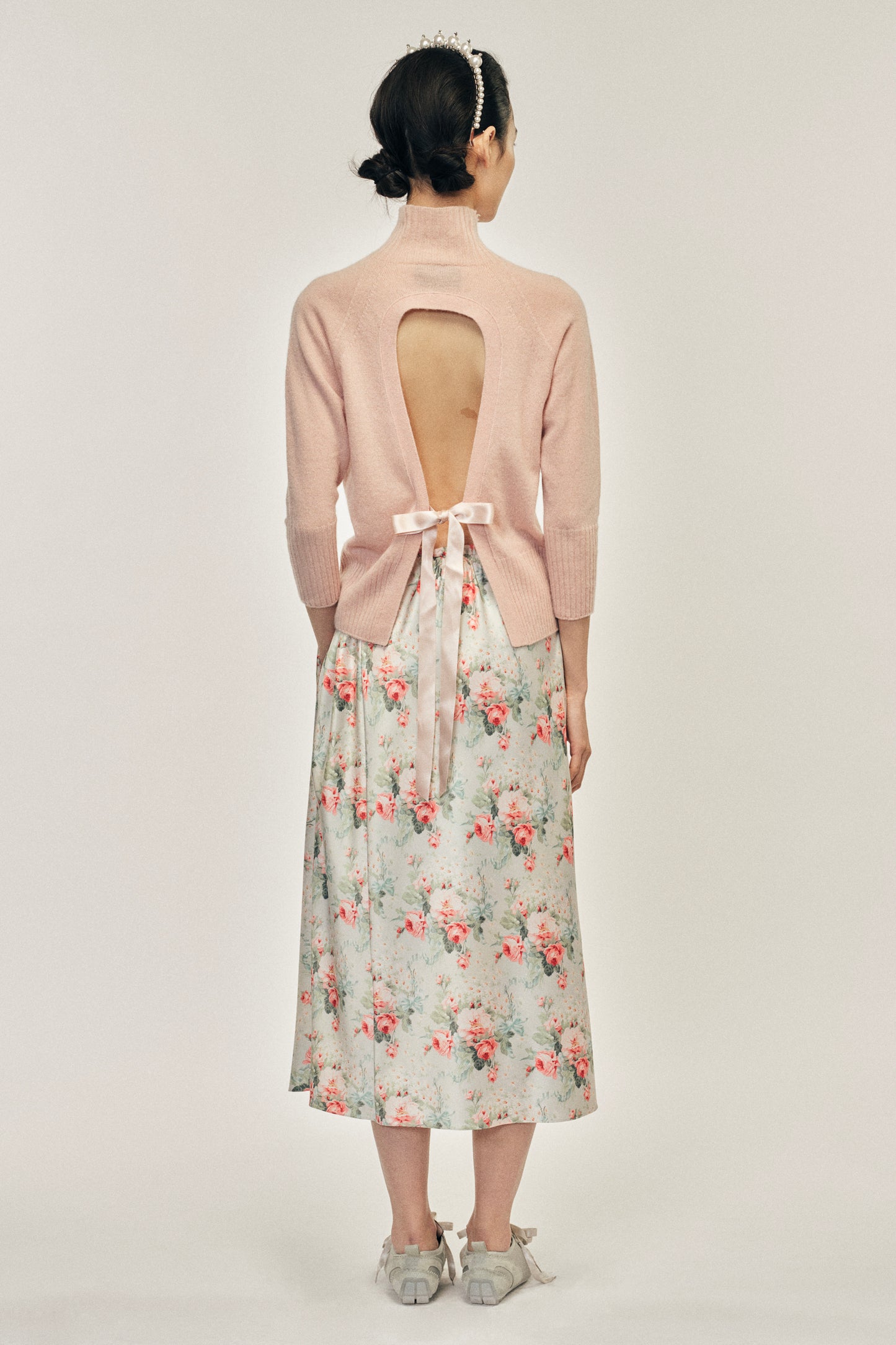 Single Hip Detail Easy Skirt