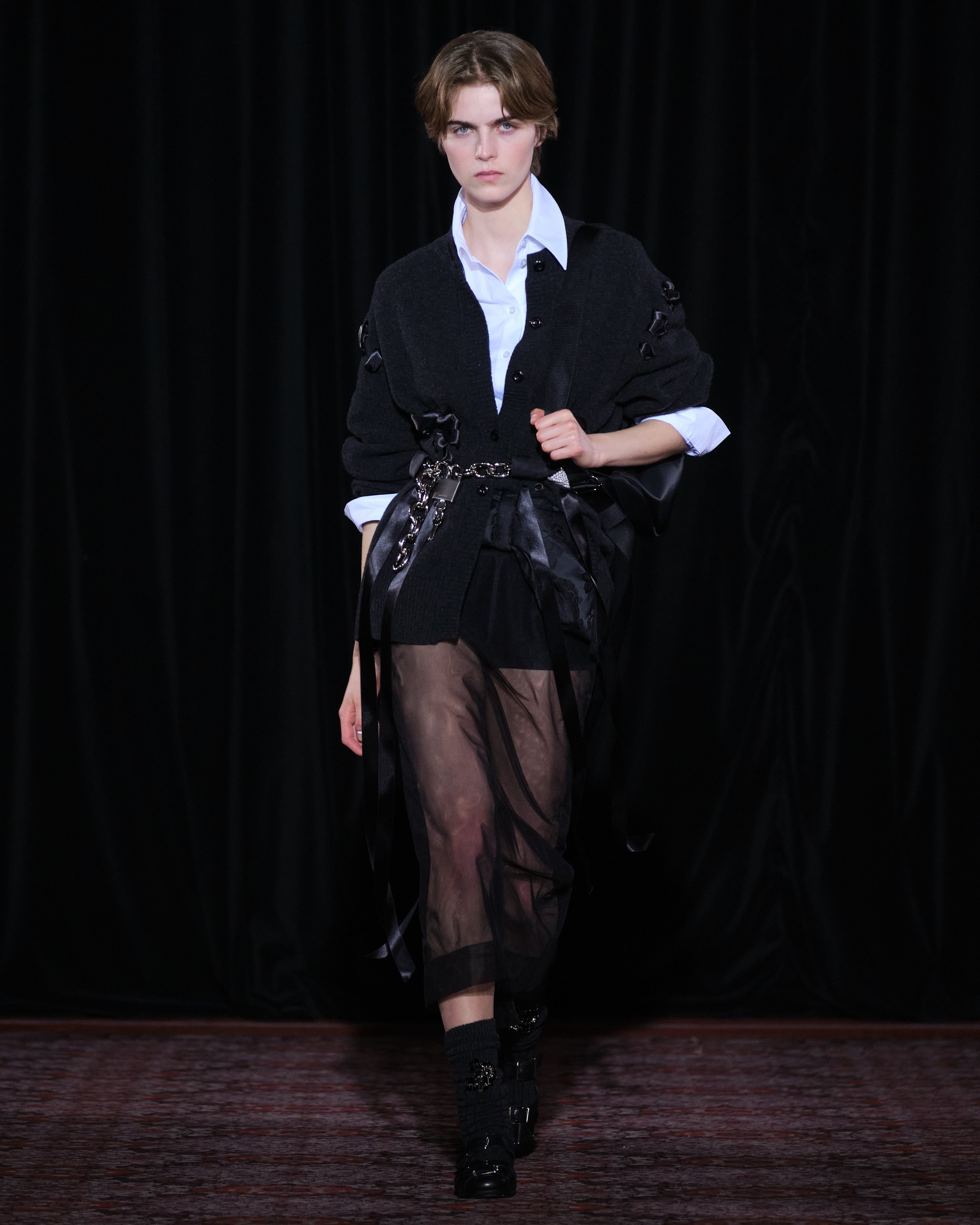 Simone Rocha【 ラグジュアリーな雰囲気☆ レザースライド 】 SIMONE ROCHA（シモーネ ロシャ）