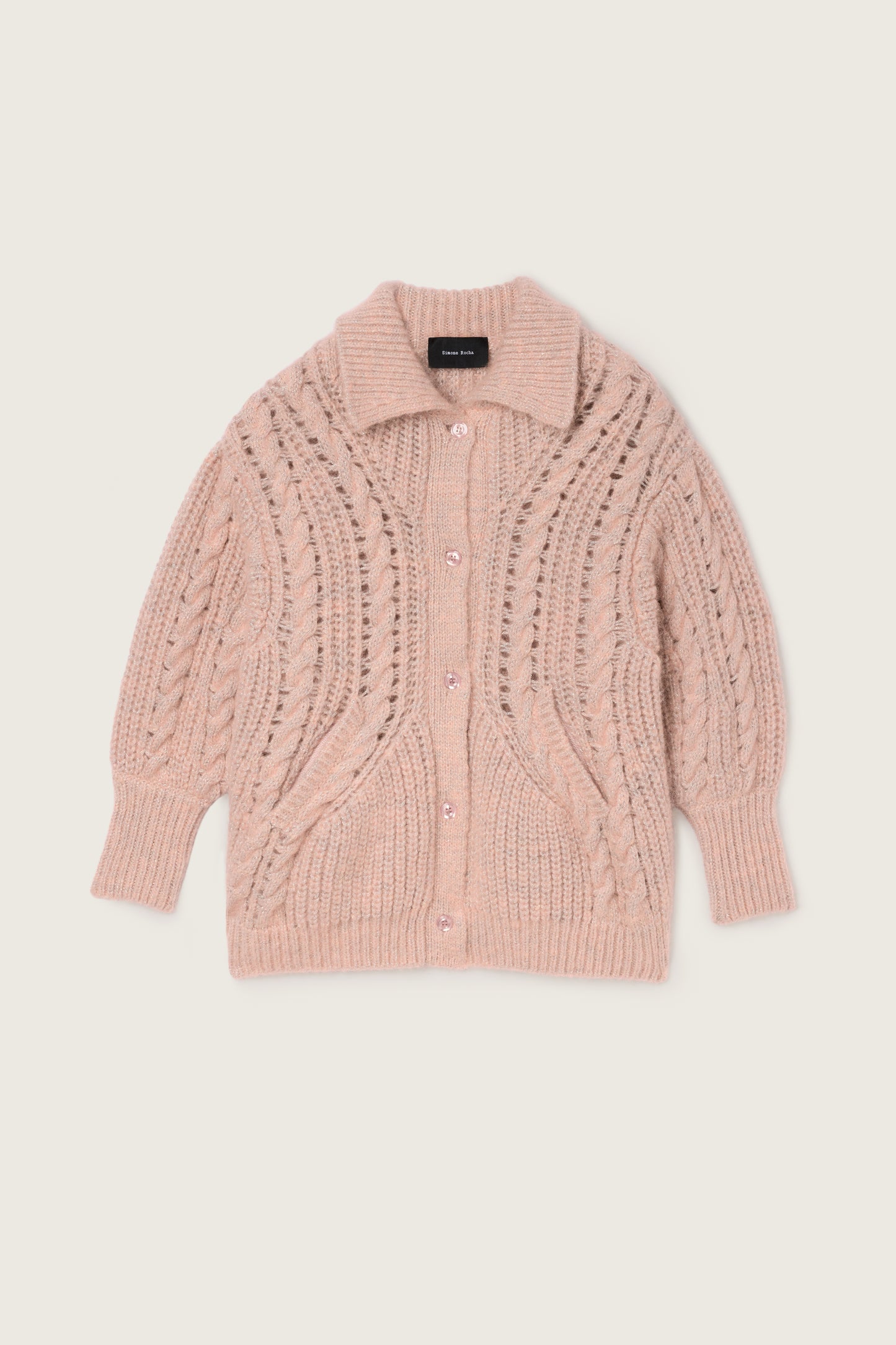 Sculpted Chunky Knit Cardigan