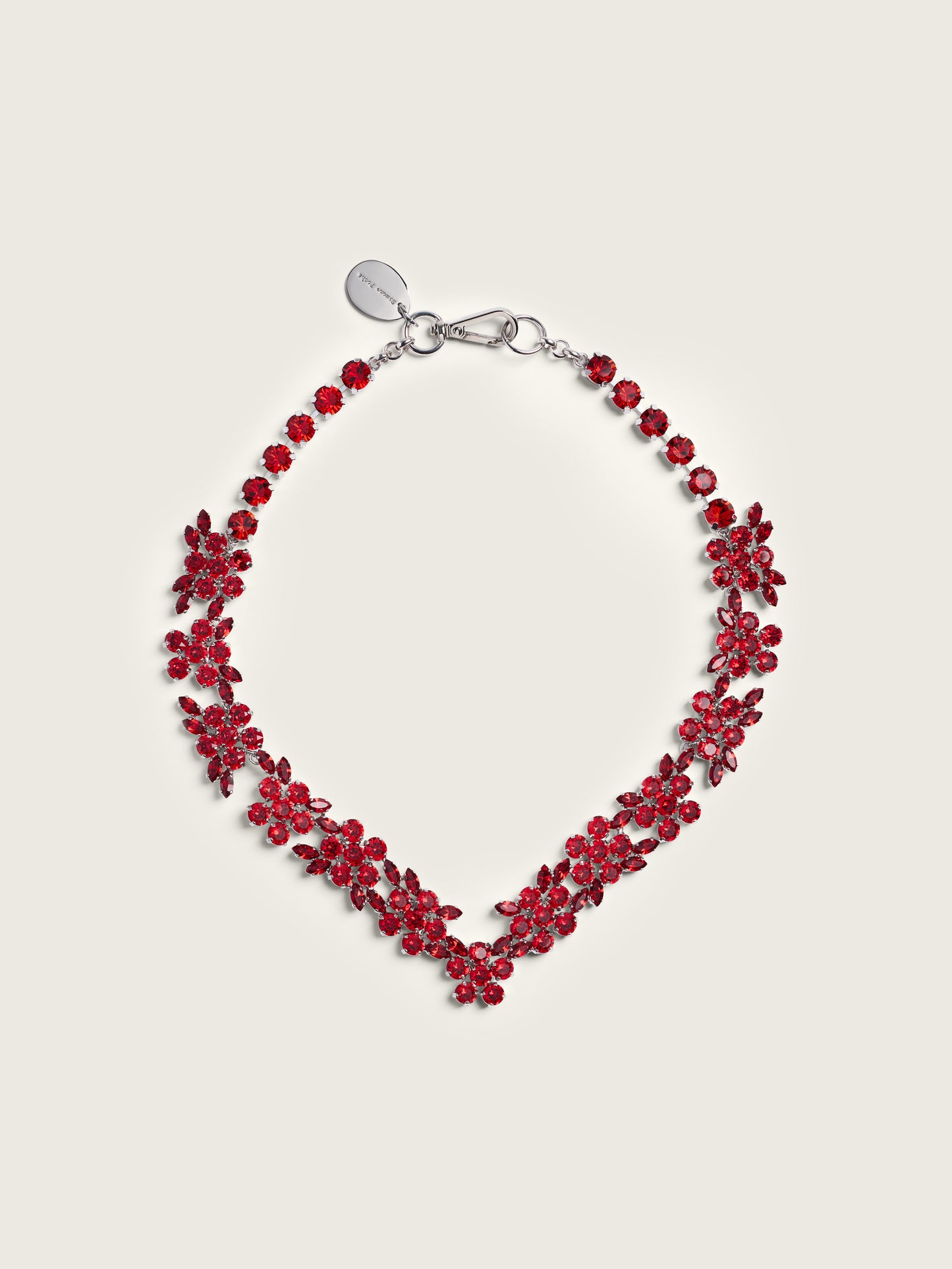 V-Line Floral Necklace