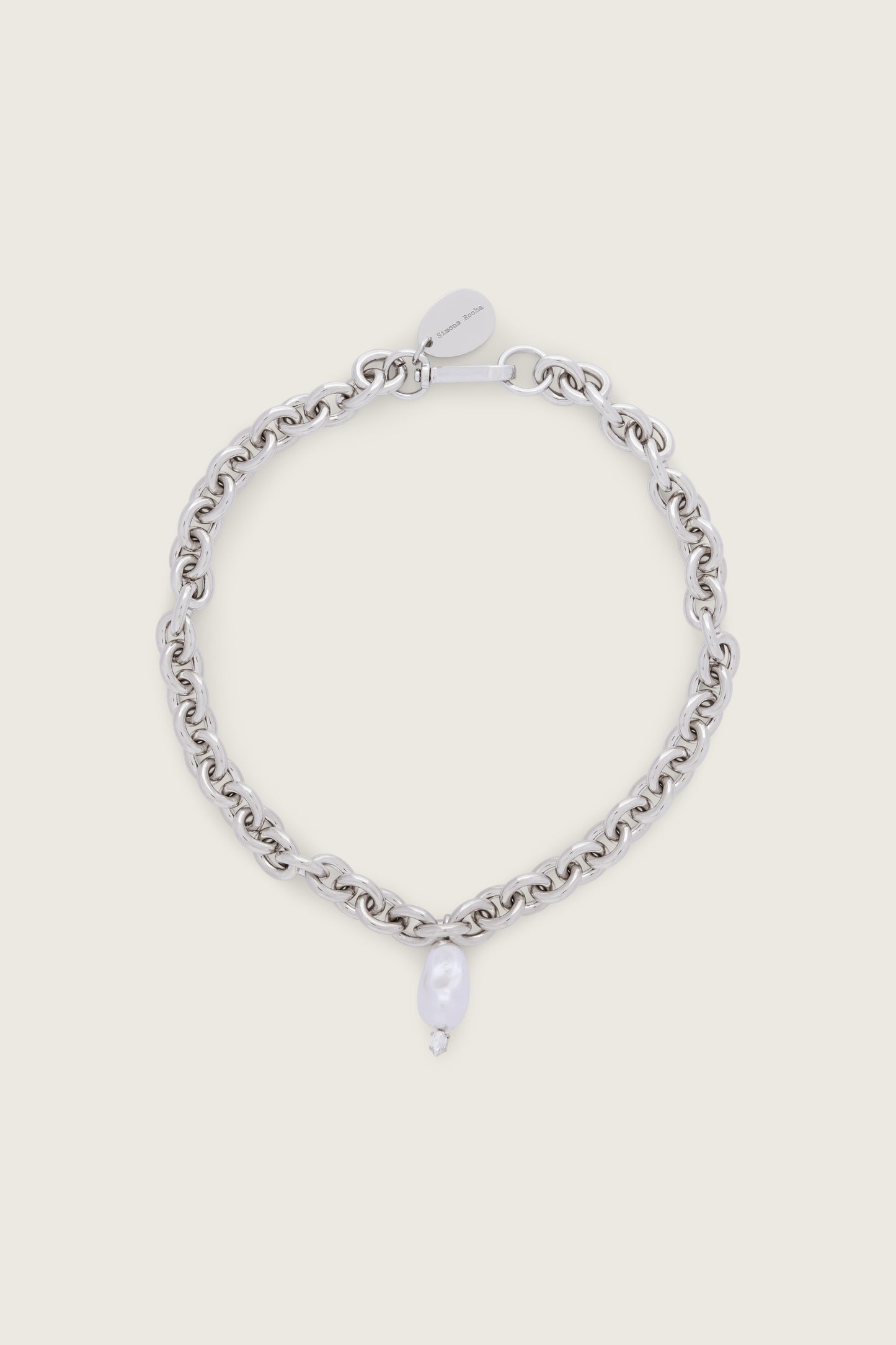 Pearl Pendant Chain Necklace