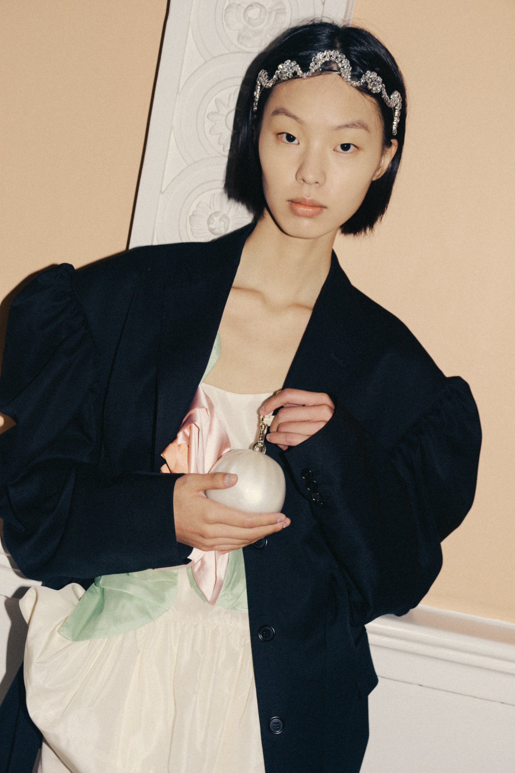 【美品】simone rocha パールエッグバッグ　あさぎーにょ　poppy シモーネロシャ風 エッグバッグ パールバッグ あさぎーにょ - メルカリ