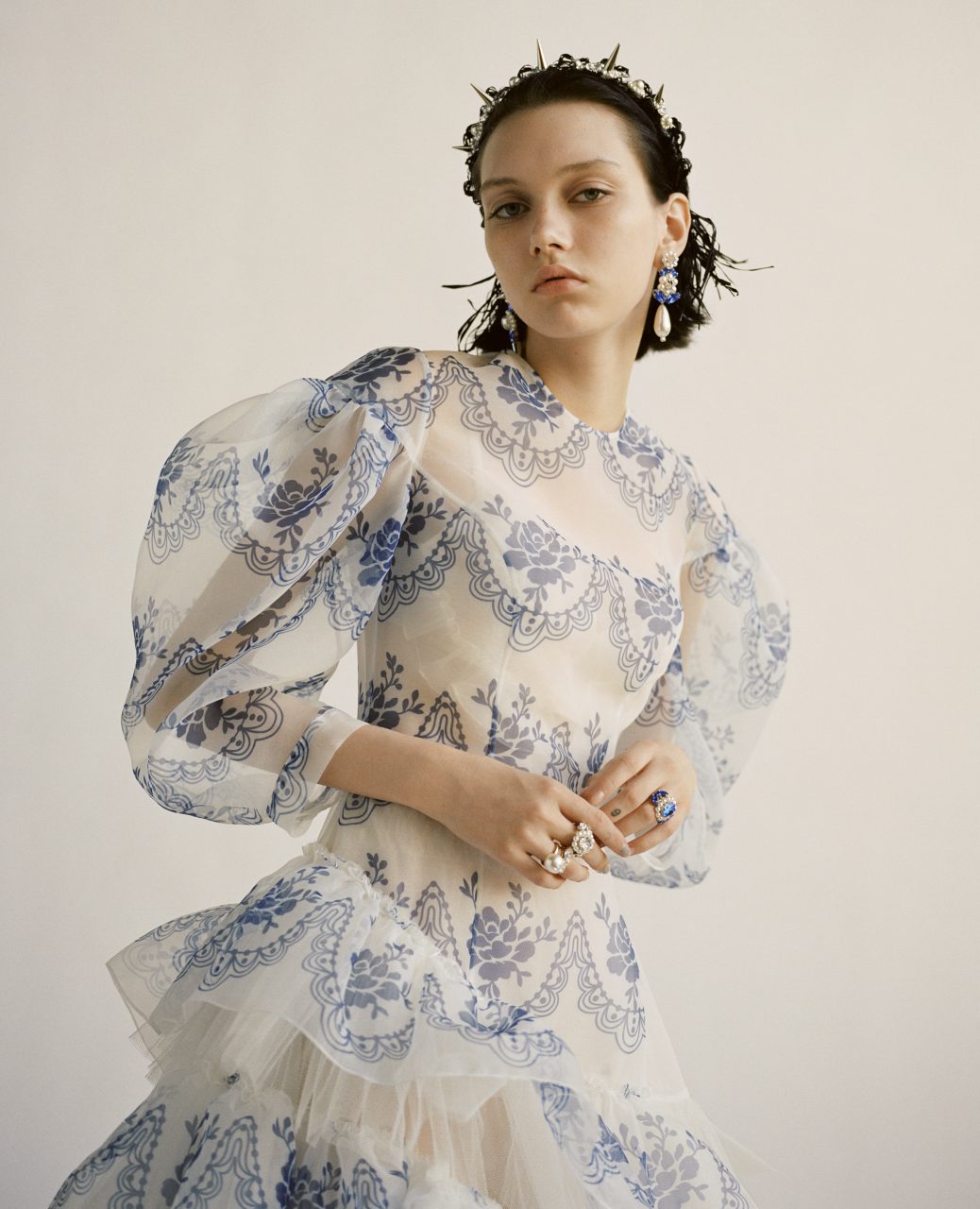 〓Simone Rocha〓 white×blue エンブロイダリー スカート SS20 Limited Edition Book – Simone Rocha