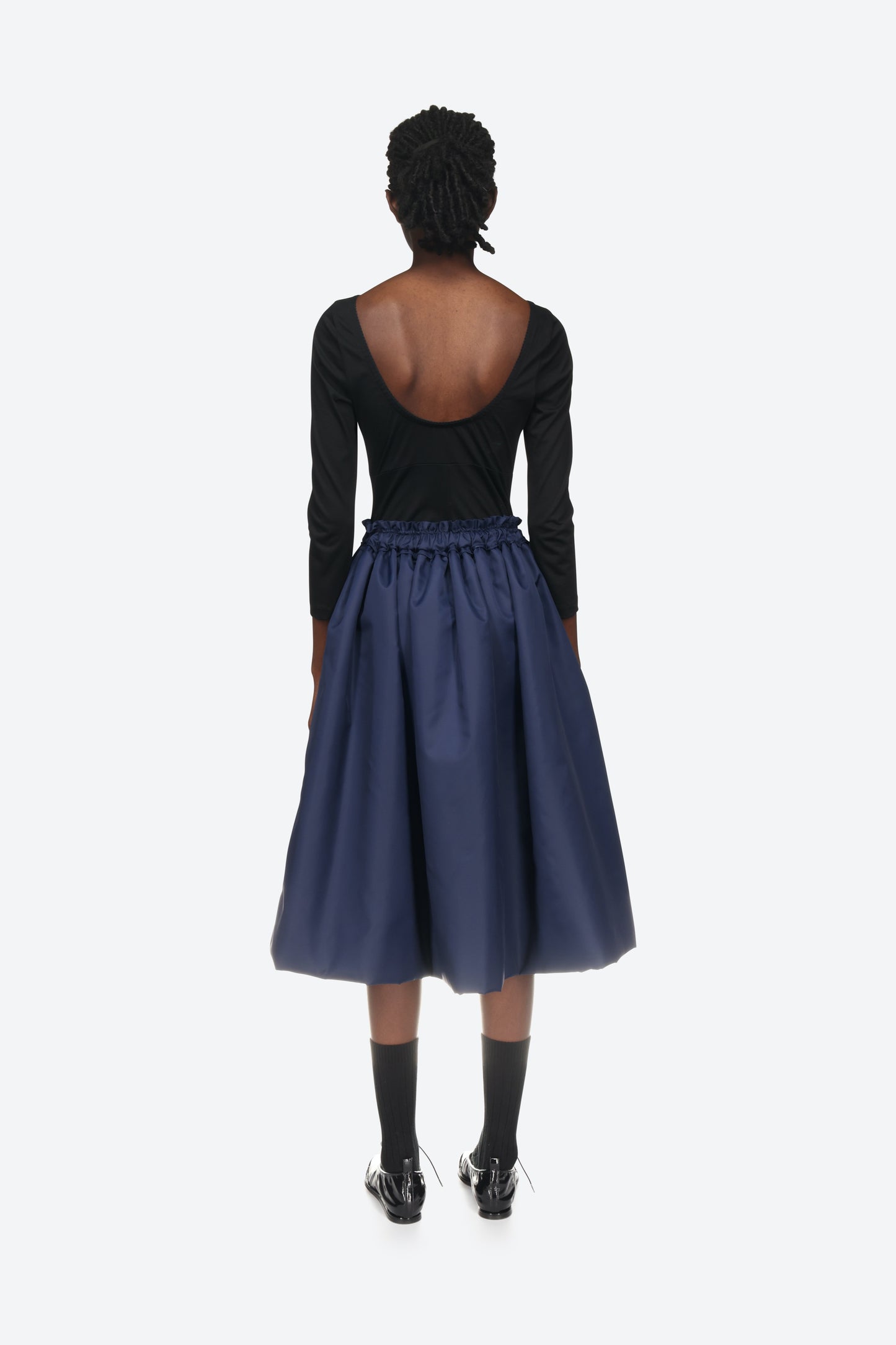 Elasticated Midi Skirt